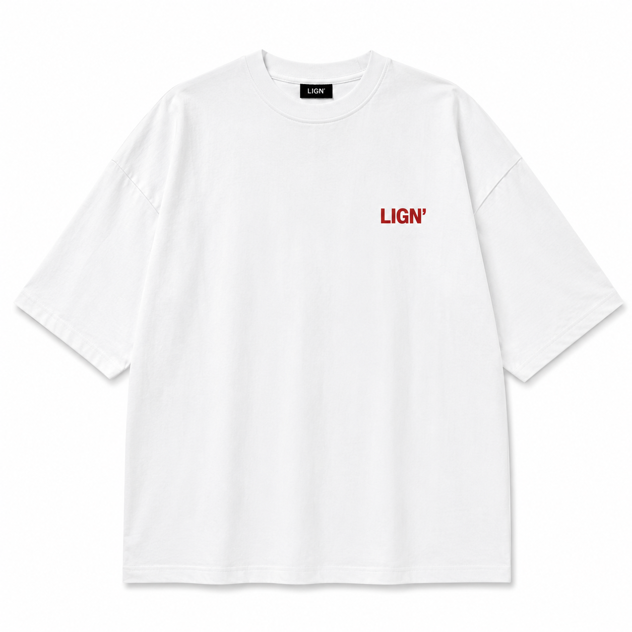 T-shirt Blanc Oversize « LOVE IS BLIND. my mom wasn’t »